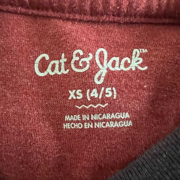 *3/$20* Cat & Jack “Give Thanks” Thanksgiving baseball tee - Picture 3 of 3
